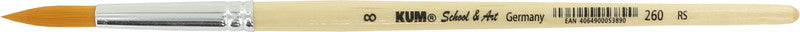 Kum Pinsel – braun, synthetisch, Grösse 8, Aluminiumzwinge, lösungsmittelbeständig, ungiftig