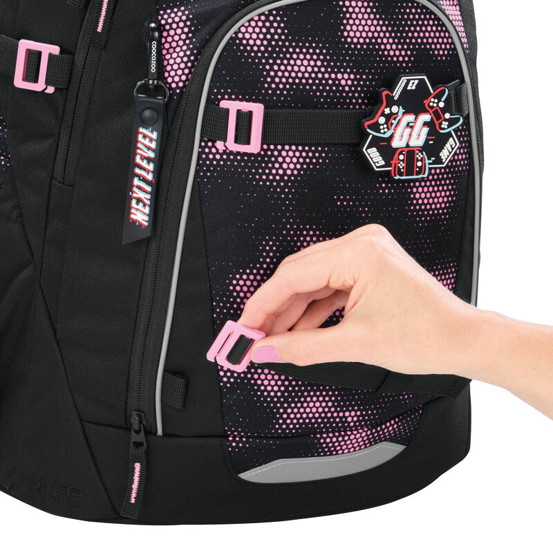 Coocazoo Rucksack – Pink Illusion – 30 l – recycelte Materialien