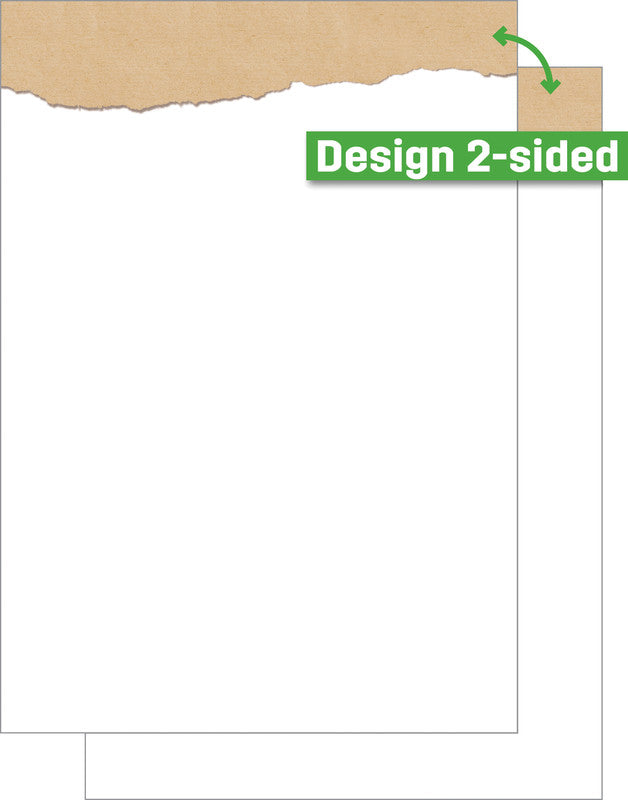 Sigel Designpapier Torn Kraft Paper – A4, 90 g/m², 100 Blatt