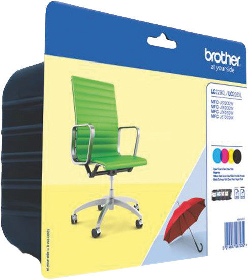 Brother Tintenpatronen-Multipack CMYK, 4er-Pack – für Tintenstrahldrucker