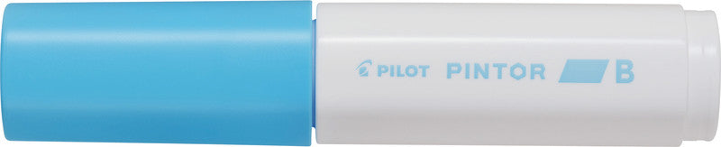 Pilot Pigment-Marker Pintor – Keilspitze 8 mm – Pastellblau – Für dunkle Oberflächen geeignet