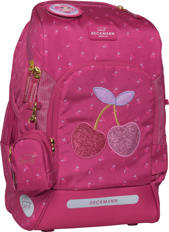 Beckmann Schulrucksack Set Active Air FLX – 6-teilig – Cherry – Recycelte Materialien