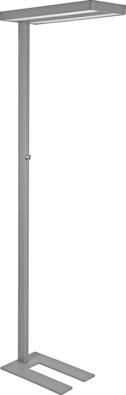 MAUL LED-Stehleuchte Javal – dimmbar – 4000 K – 13'060 lm 68 W – Silber, Aluminium