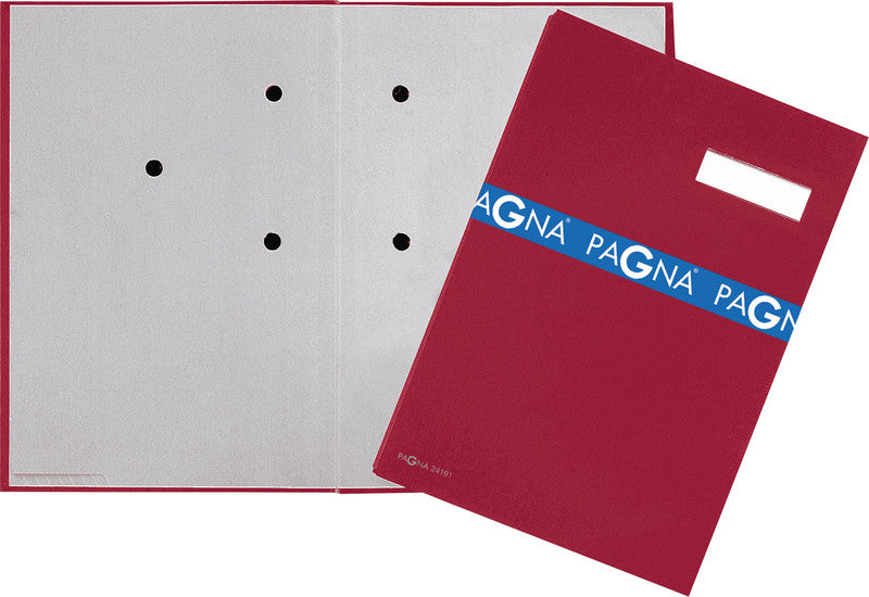 Pagna Sammelmappe für A4, Kunststoff, Rot