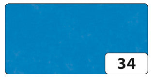 Folia Transparentpapier – 70 × 100 cm, gefalzt, 42 g/m², blau, 25 Bogen, für Basteln