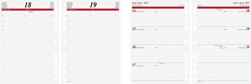 Idé TIMING 1 Agenda – 1 Woche/2 Seiten, lose, A5, 2026