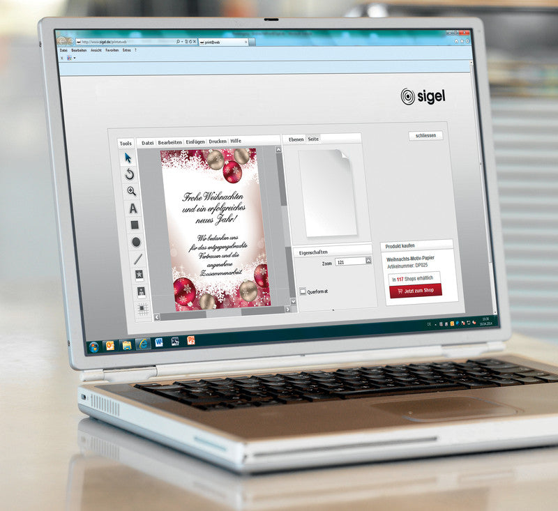 Sigel Motivpapier – A4, 90 g/m², mehrfarbig, Motiv: Frozen – für Inkjet/Laser/Kopierer – FSC – 100 Blatt