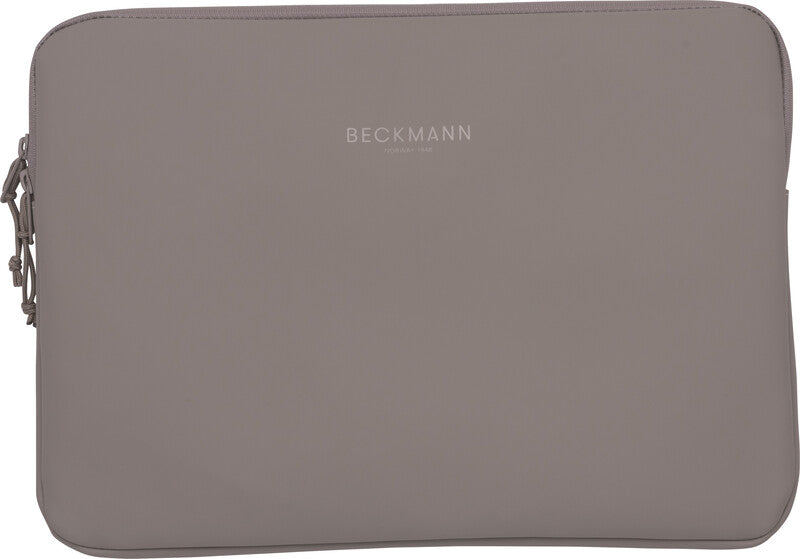 Beckmann Street Notebook-Schutzhülle – wasserabweisend, Stossschutz, recyceltes PET (rPET), warmgrau