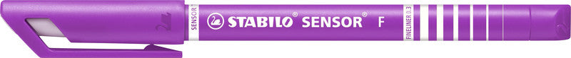 STABILO Sensor F – 4er-Set – 0,3 mm – sortiert