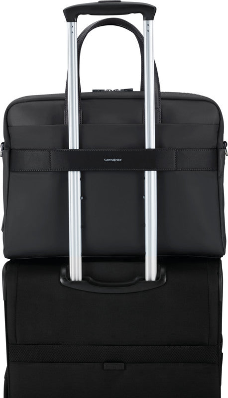 Samsonite Workationist Notebook-Tasche – 12 l, wasserabweisend, USB-Port, recyceltes PET (rPET), schwarz