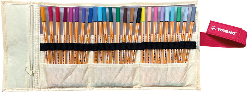 Stabilo Point 88 Fineliner – 25er-Set 0,4 mm – sortiert