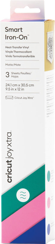 Cricut Aufbügelfolie Hibiskus – 3 Bögen – Mehrfarbig – 241 × 305 mm – für CRICUT JOY Xtra Schneideplotter