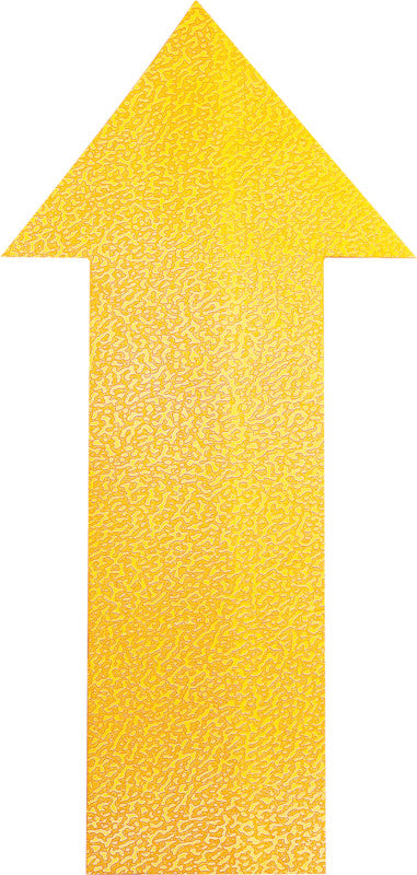 Durable Sicherheitskennzeichen (Bodenmarkierung) Pfeil – 100 × 200 × 0,7 mm, Kunststoff, Gelb, 10 Stk.