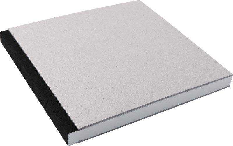 Kunst&papier Kunst & Papier – Skizzenbuch, 21 × 21 cm, 100 g/m², 144 Seiten, grau, säurefrei
