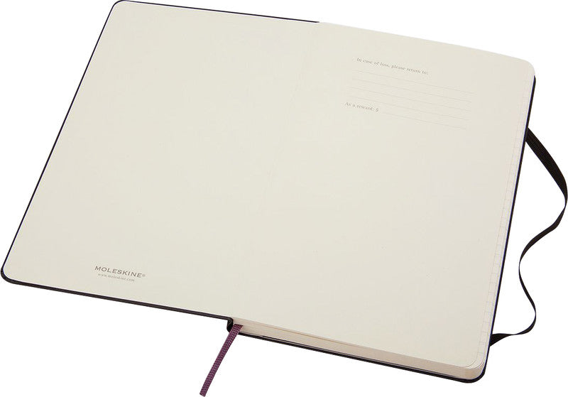 Moleskine Notizbuch, 130 × 210 mm, liniert, Leimbindung, Hardcover, 240 Seiten, 70 g/m² – schwarz