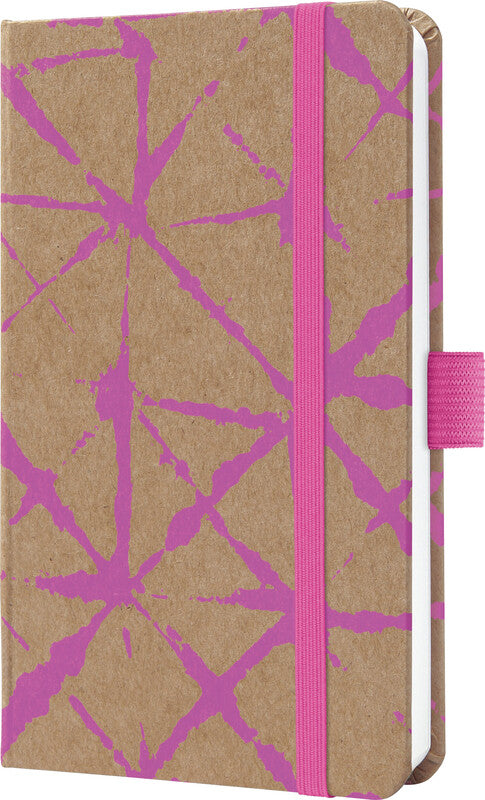 Sigel JOLIE Pure Agenda – 1 Woche/2 Seiten, gebunden, A6, 2026, Raspberry Batik, FSC