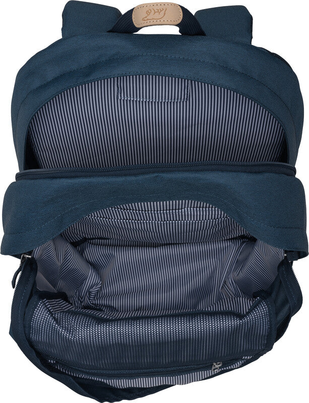 Beckmann Schulrucksack – Blau – 30,0 × 53,0 × 22,0 cm – Recycelter Bestandteil