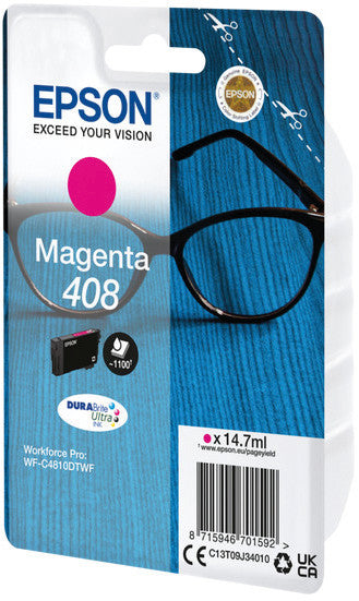 Epson Tintenpatrone 408, Magenta, 14,7 ml