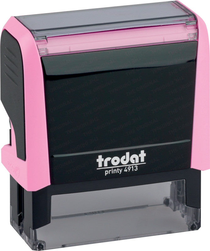 Trodat Motivstempel Printy 4913 Pastell Edition – Motiv: zum Selbersetzen, selbstfärbend, 58 × 22 mm