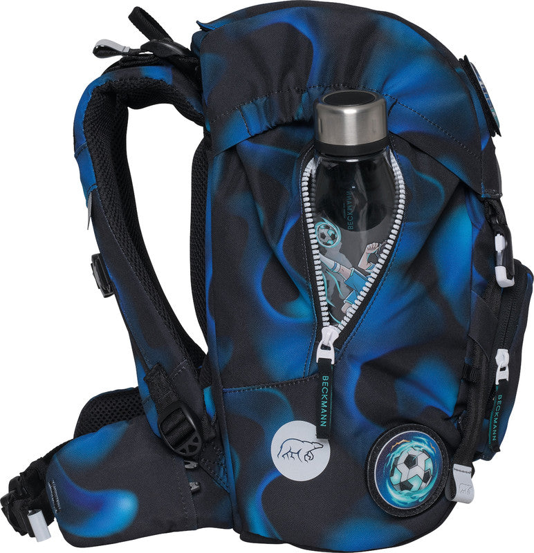 Beckmann Schulrucksack – Magic League – 24,0 × 37,0 × 25,0 cm – aus 100% recyceltem PET