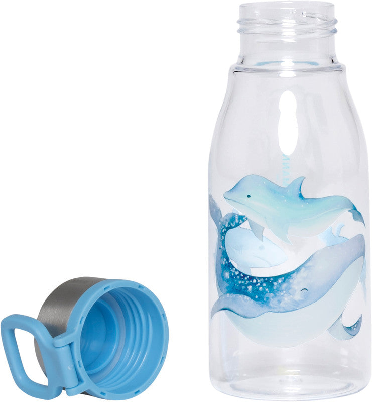 Beckmann Trinkflasche Classic – 4 dl – Kunststoff (Tritan), Schraubverschluss, auslaufsicher – Ocean