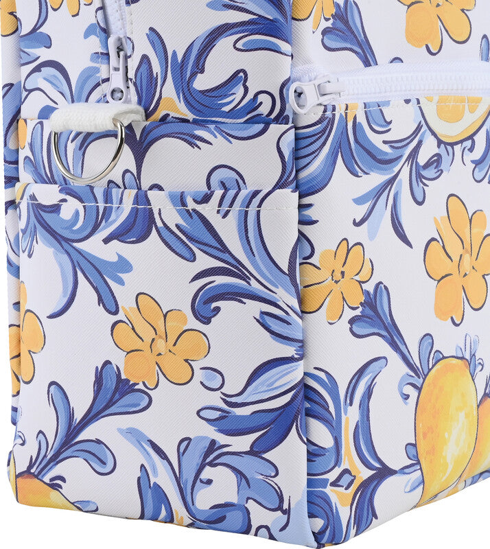 Estia Lunchbag – isoliert, Reissverschluss, 1 innen/2 aussen Flaschenhalter – 7 l – mehrfarbig – Amalfi Coast