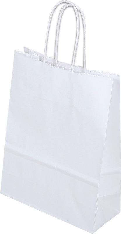 Elco Tragetasche, weiss – 180 × 80 × 240 mm – 50 Stk.
