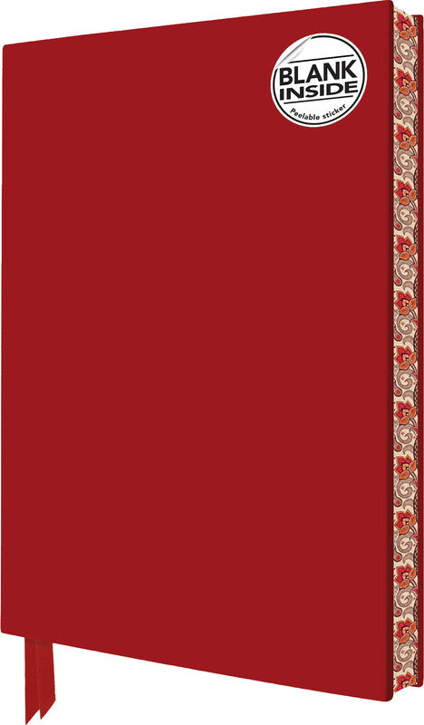 Denkzettel FLAME TREE Notizbuch – A5 – blanko – 176 Seiten – 80 g/m² – gebunden, 2 Lesezeichen, abgerundete Ecken, rot