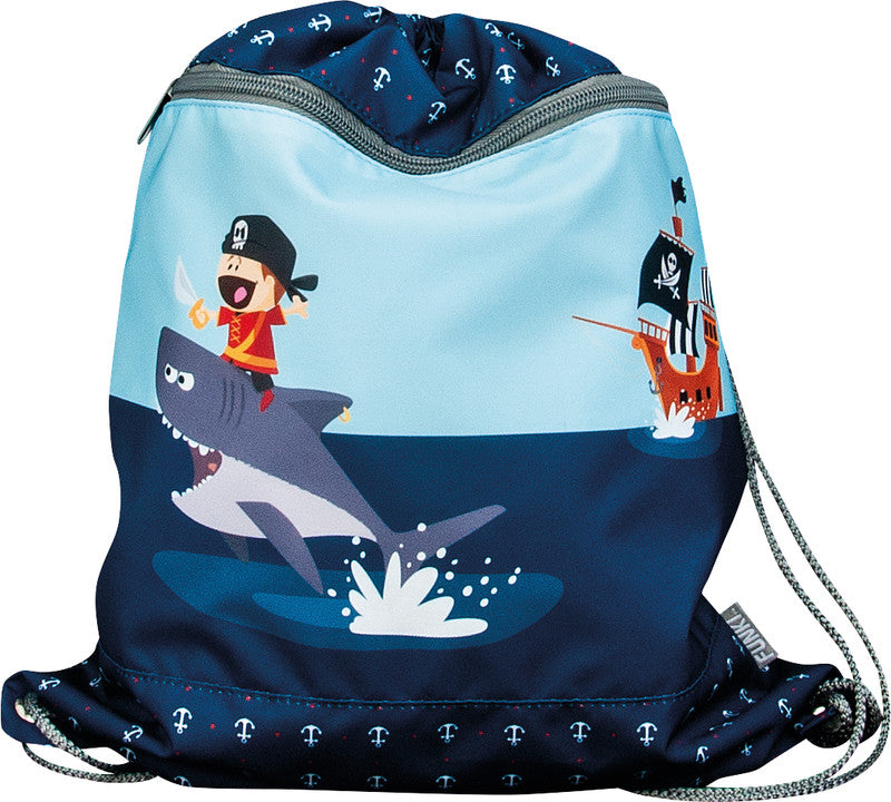 Funki Sportbeutel – 12 l, Motiv Little Pirate, wasserabweisend, 36 × 42 cm