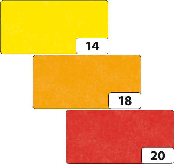 Folia Seidenpapier – 500 × 700 mm – 20 g/m² – sortiert – 6 Blatt