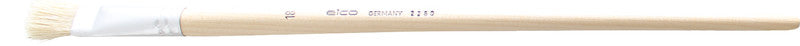 ELCO Pinsel – braun, Holz, Länge 300 mm, Aluminiumzwinge, flach, für Ölfarben