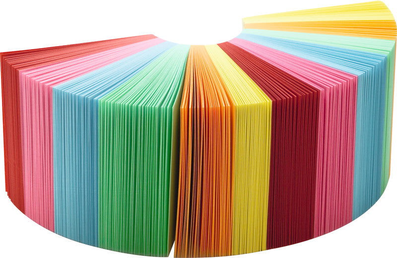 Folia Ersatzzettel – 90 × 90 mm – 700 Blatt – 70 g/m², geleimt, abreissbar, mehrfarbig, PEFC