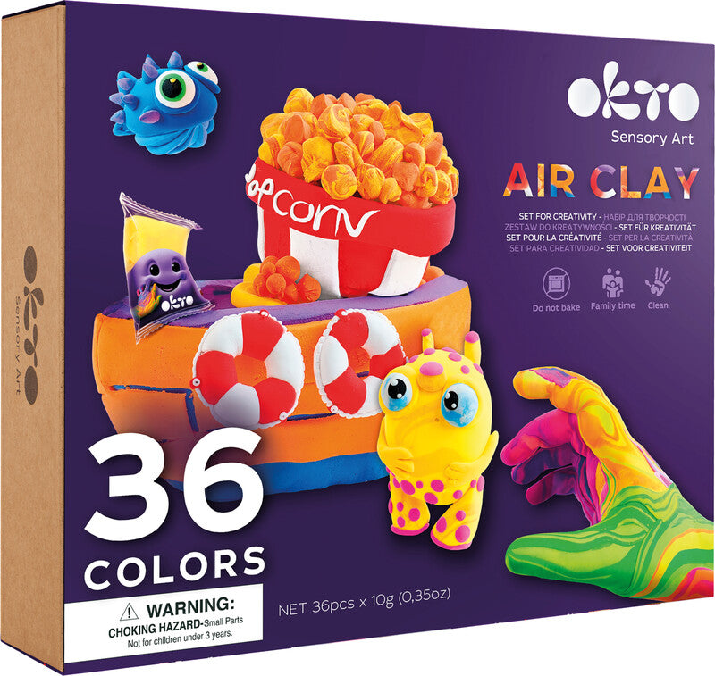 Okto Sensory Art – Modelliermasse-Set – ab 5 Jahren – 36 Farben