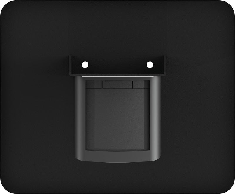 Q-connect Hygiene-Chassis – Spender für Seife und Desinfektionsmittel, Schwarz, B 106 × H 394 × T 106 mm