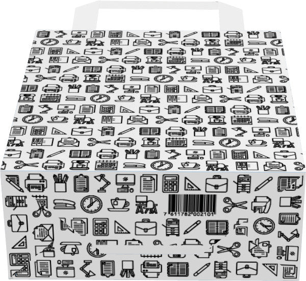 Noname Papiertragetaschen – 180 × 220 × 80 mm