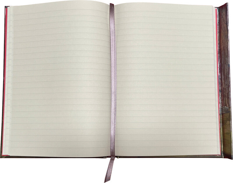 Flame tree Notizbuch, A5, liniert, gebunden, Hardcover, 176 Seiten, 80 g/m² – mehrfarbig