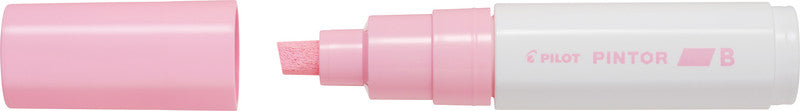 Pilot Pigment-Marker Pintor – Keilspitze 8 mm – Pastellpink – Für dunkle Oberflächen geeignet
