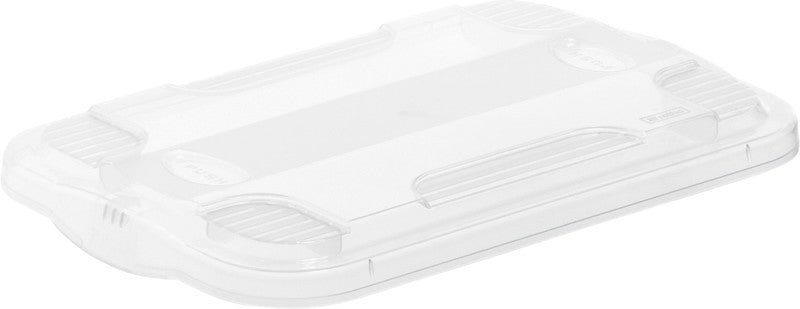 Rotho Deckel für Aufbewahrungsbox Agilo – Kunststoff, transparent, 60 × 4 × 39,5 cm