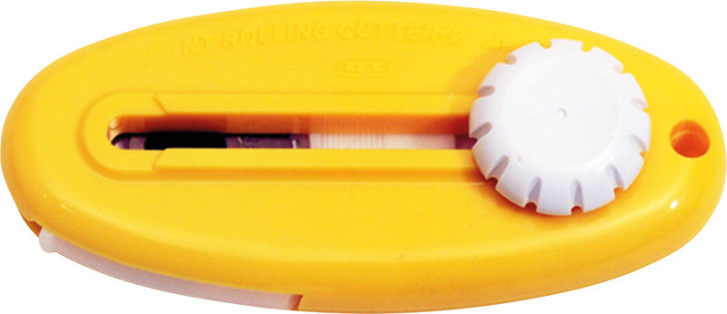 NT Cutter Rollenschneider – 190 mm, Klingenbreite 28 mm, Gelb, inkl. 1 Klinge