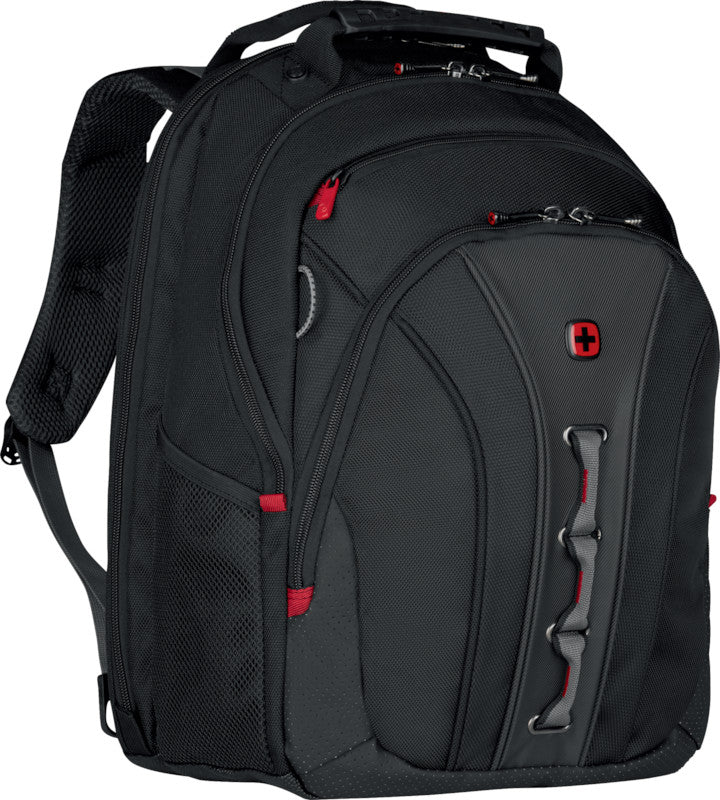 Wenger/SwissGear Wenger Legacy – Notebook-Rucksack – für 16"-Notebook, 24 l, Polyester, Schwarz/Grau