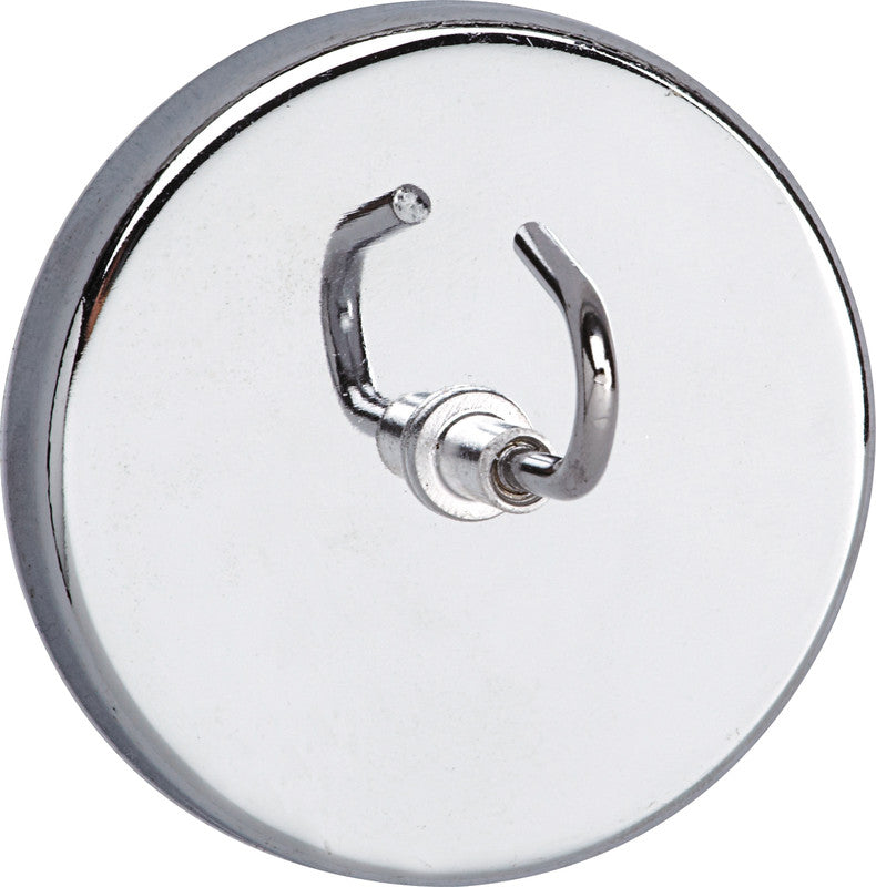 MAUL Magnet mit grossem Haken – Stahl, hellsilber