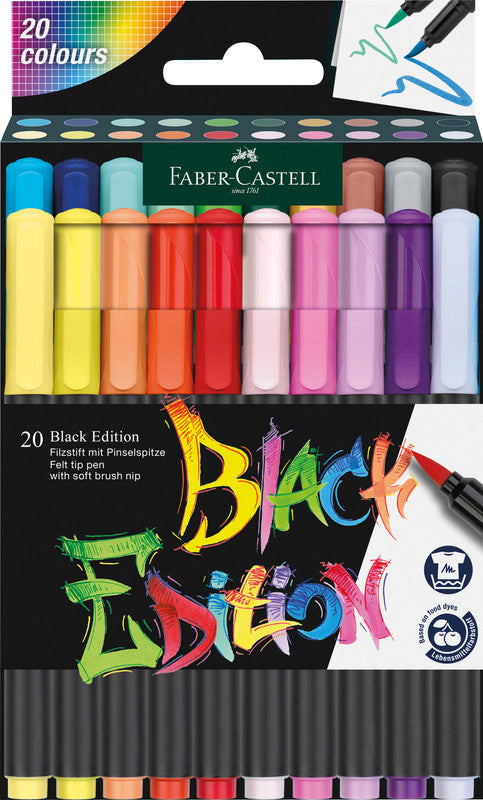 Faber-Castell Auswaschbare Filzstifte, 20 Farben