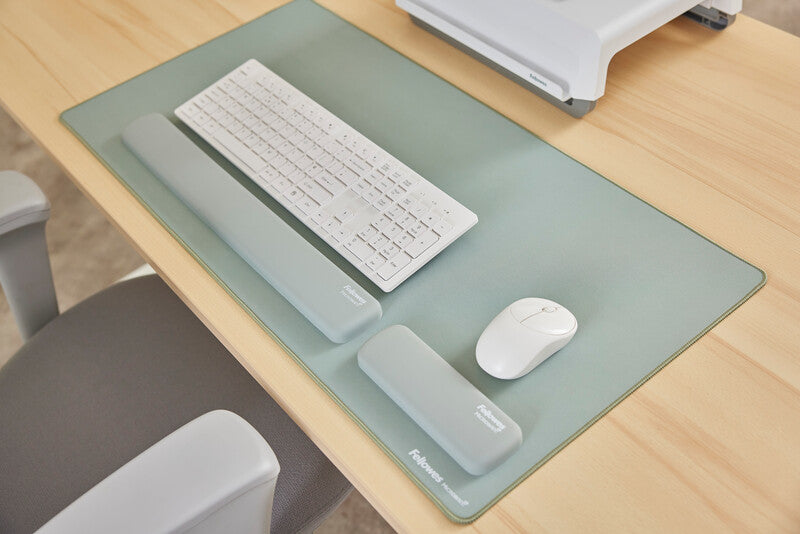 Fellowes Maus-Handgelenkauflage – Breyta – für Maus – HEX-Cushion, antimikrobiell – 180×60×17,5 mm – Salbei