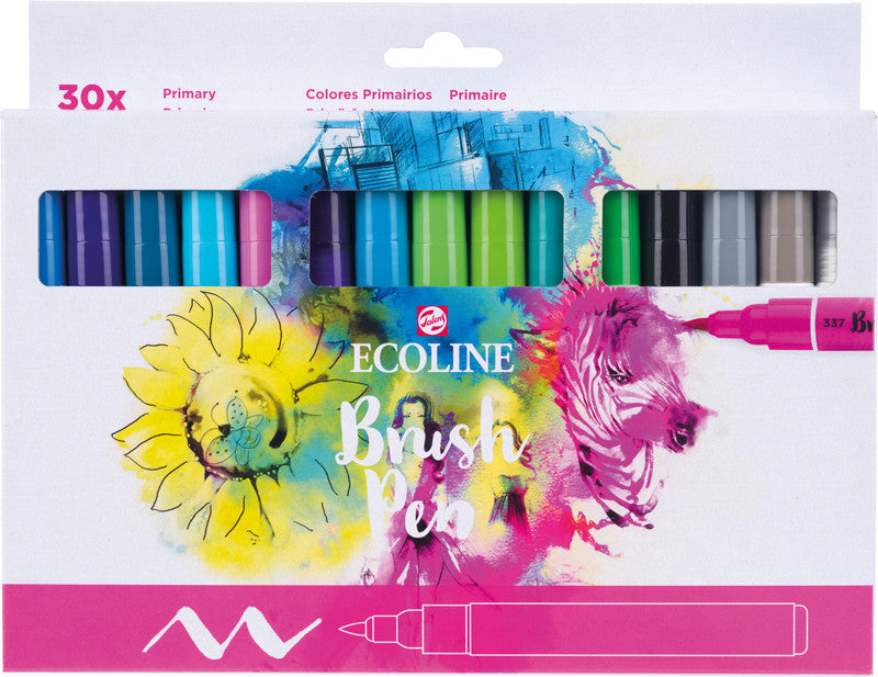 Talens ecoline Filzstifte Basic, auswaschbar, 30 Farben