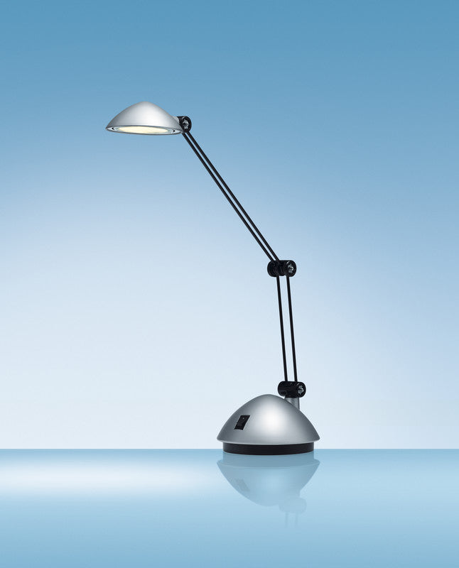 Hansa LED Tischleuchte Space – 3000 K – 200 lm 3 W – silber Kunststoff