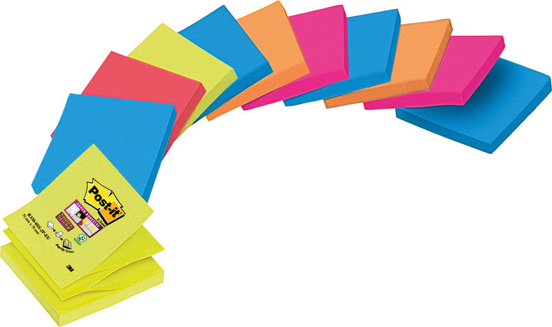 Post-It Stiftschlaufe – Kunststoff, weiss, 76 × 76 mm