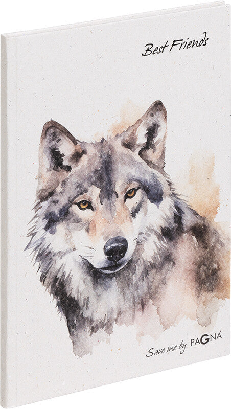 Pagna Save me Best Friends Freundebuch – 150 × 220 mm – 60 Seiten – deutsch, gebunden, Hirsch, Wolf, Bär