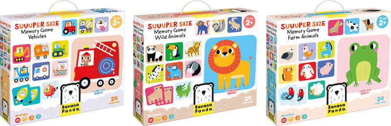 Banana Panda Memory Suuuper Size – Kartenspiel, ab 2 Spieler, ab 2 Jahren