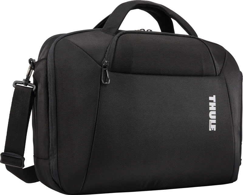 Thule Accent Notebook-Tasche – 17 l, wasserabweisend, Aufsteckfunktion, Polyester, schwarz