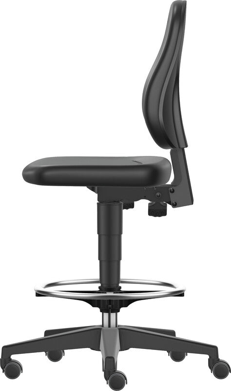 Bimos LIMBOS Unitec Bürostuhl – Integralschaum – Schwarz, arretierbare Rückenlehne, 58–85 cm